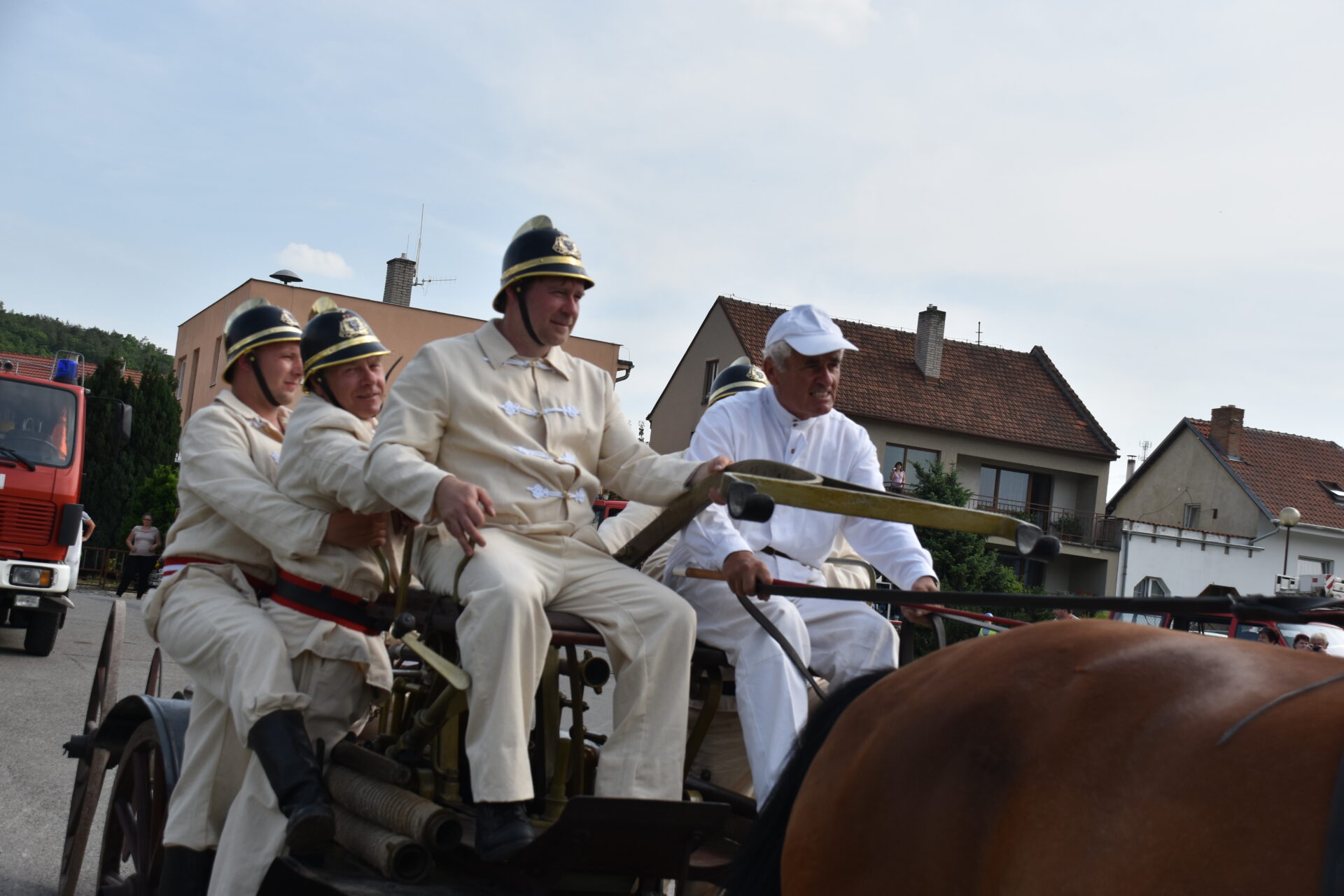 Historická stříkačka Lovčičky
